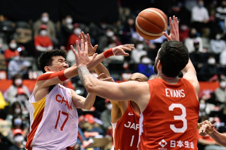 中国男篮vs日本男足