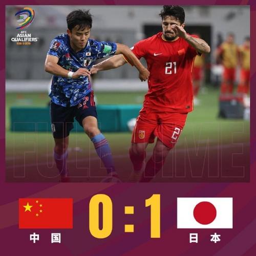中国队对日本队足球直播