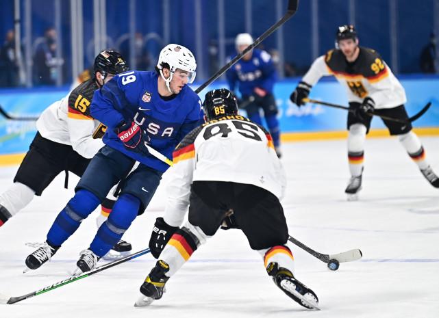 北京冬奥会男子冰球队vs德国
