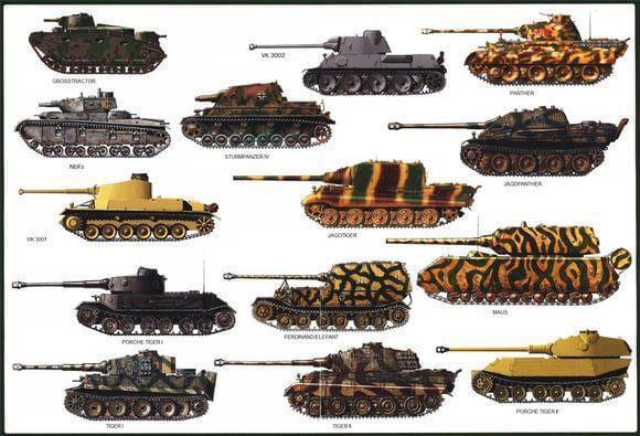 德军vs日军的坦克