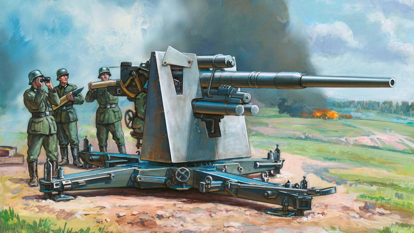 德国88毫米防空炮