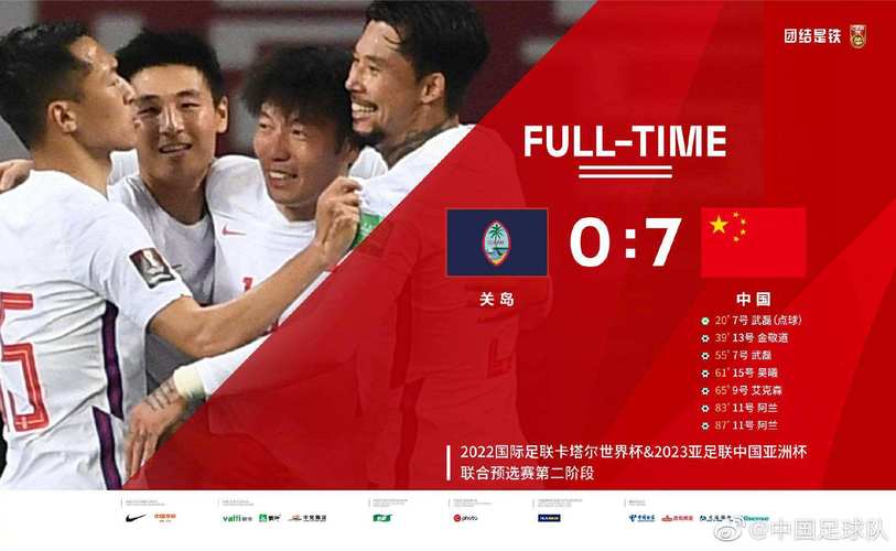 日本对中国足球结果