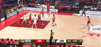直播日本vs中国男篮第二节