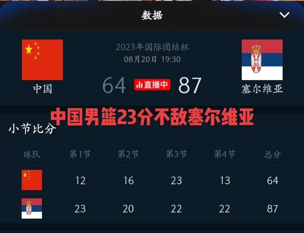 篮球塞尔维亚vs中国