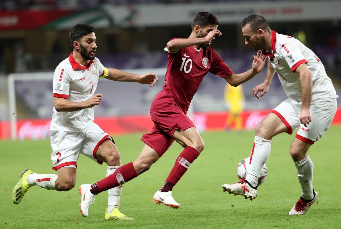 黎巴嫩vs卡塔尔足球