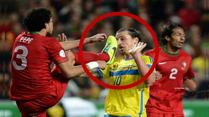 14年葡萄牙vs瑞典佩佩飞踢伊布