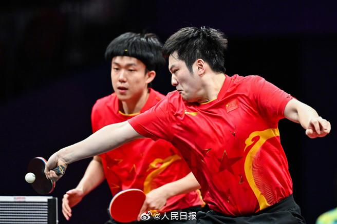 乒乓球比赛韩国vs中国的相关图片