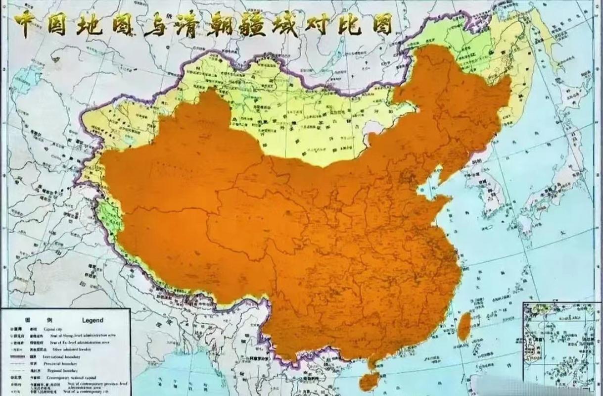 现在的中国vs清朝巅峰时期的相关图片