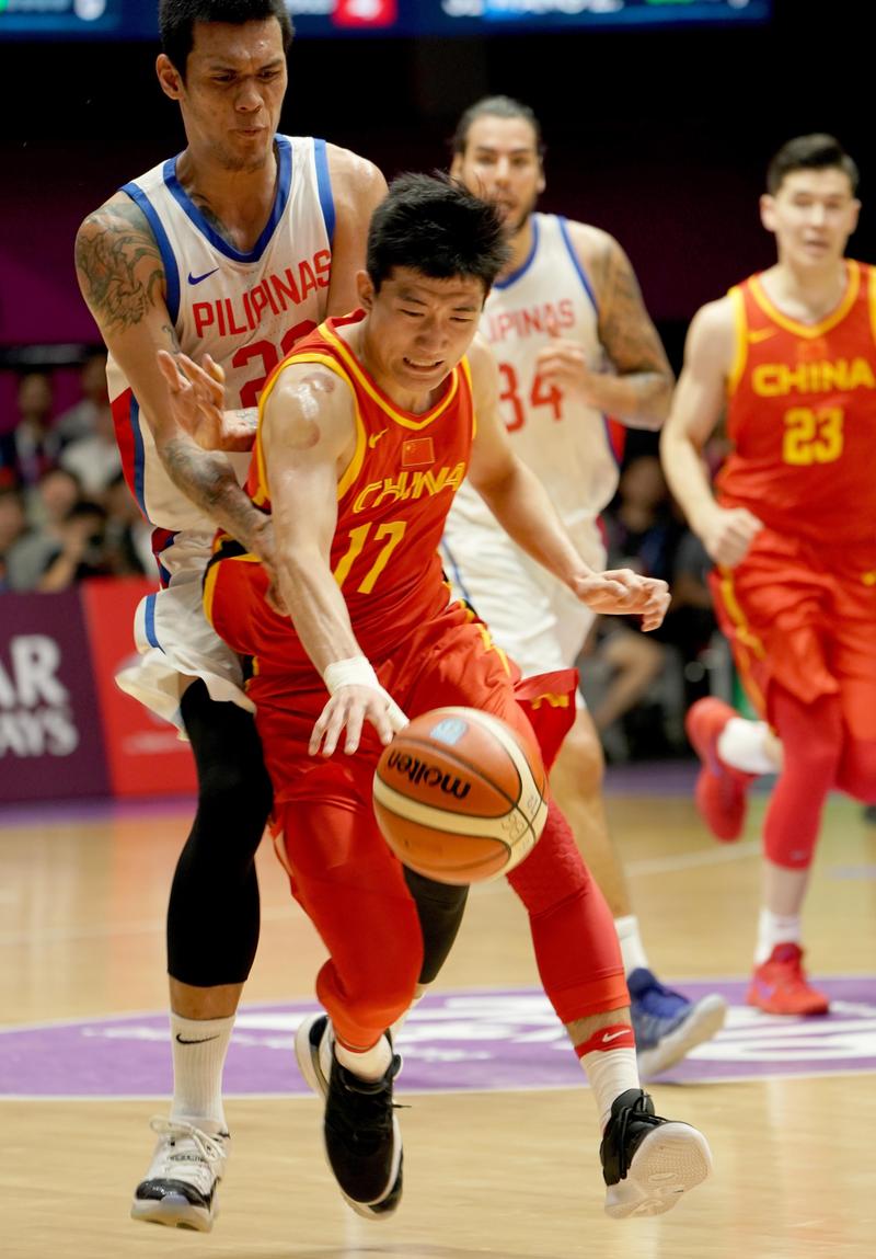 菲律宾vs中国篮球冲突的相关图片
